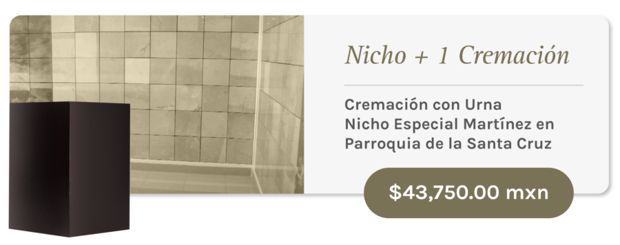 Monterrey Nicho Parroquia Santa Cruz + 1 Cremación con Estadía
